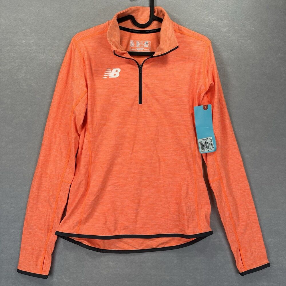 NWT New Balance Women’s Medium NB Dry Quarter Zip Long Sleeve Pullover $149‎